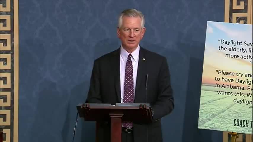 Tommy Tuberville: 'To Turn The Clocks Back Each Year Is A Nuisance And Not Smart Policy'