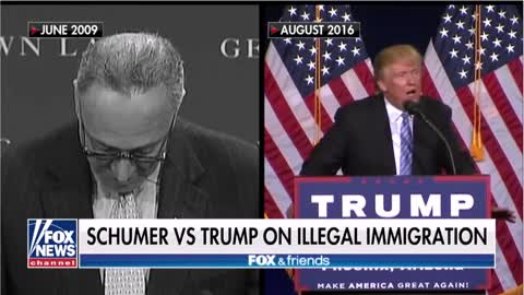 Chuck Schumer vs Donald Trump