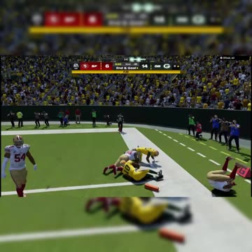 Fumble Recovery Touchdown 👀 #madden24