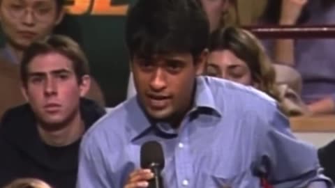 Young Vivek Ramaswamy at Al Sharpton Town Hall in 2004