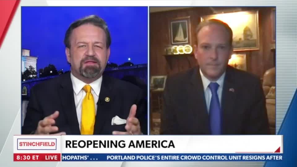 Reopening America. Rep. Lee Zeldin with Sebastian Gorka