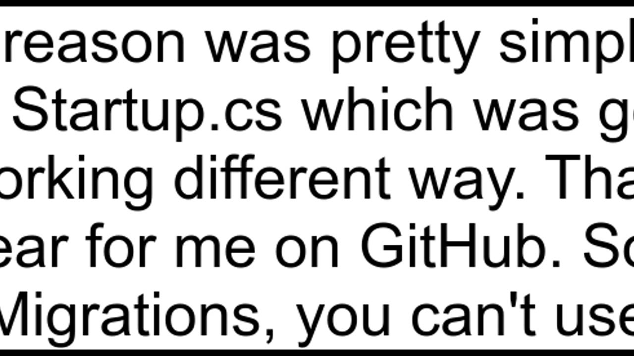 Can39t use migrations in EF Core quot42P07 relation quotAspNetRolesquot already existsquot