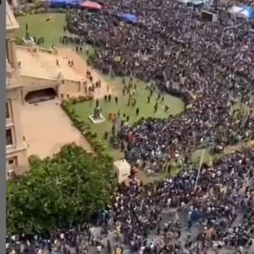 Protesters storm the presidential palace in Sri Lanka's capital