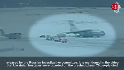 Russia releases footage of Il-76 military cargo plane’s crash site in Belgorod