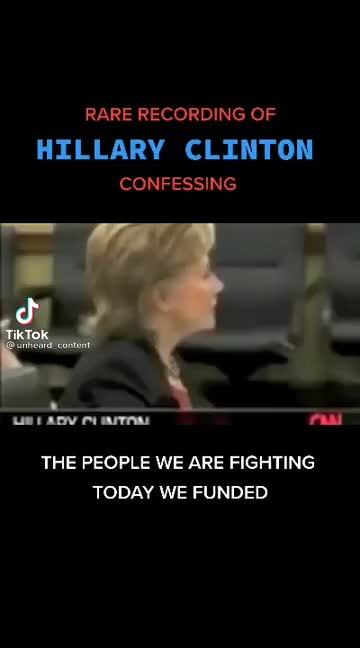 Rare footage of Hillary Clinton