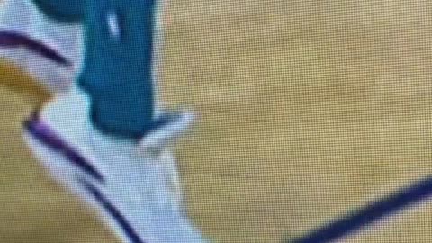 what is his foot on the line The Charlotte hornets lost on this call vs New York Knicks