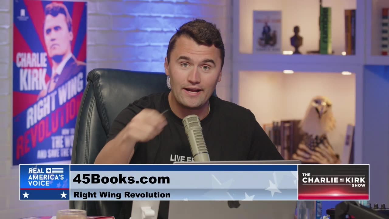 Charlie Kirk Talks Behind the Scenes of His New Book, Right-Wing Revolution