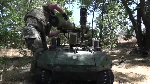 Russian ATGM "Fagot" attacked the positions of the Armed Forces of Ukraine in the Zaporozhye region