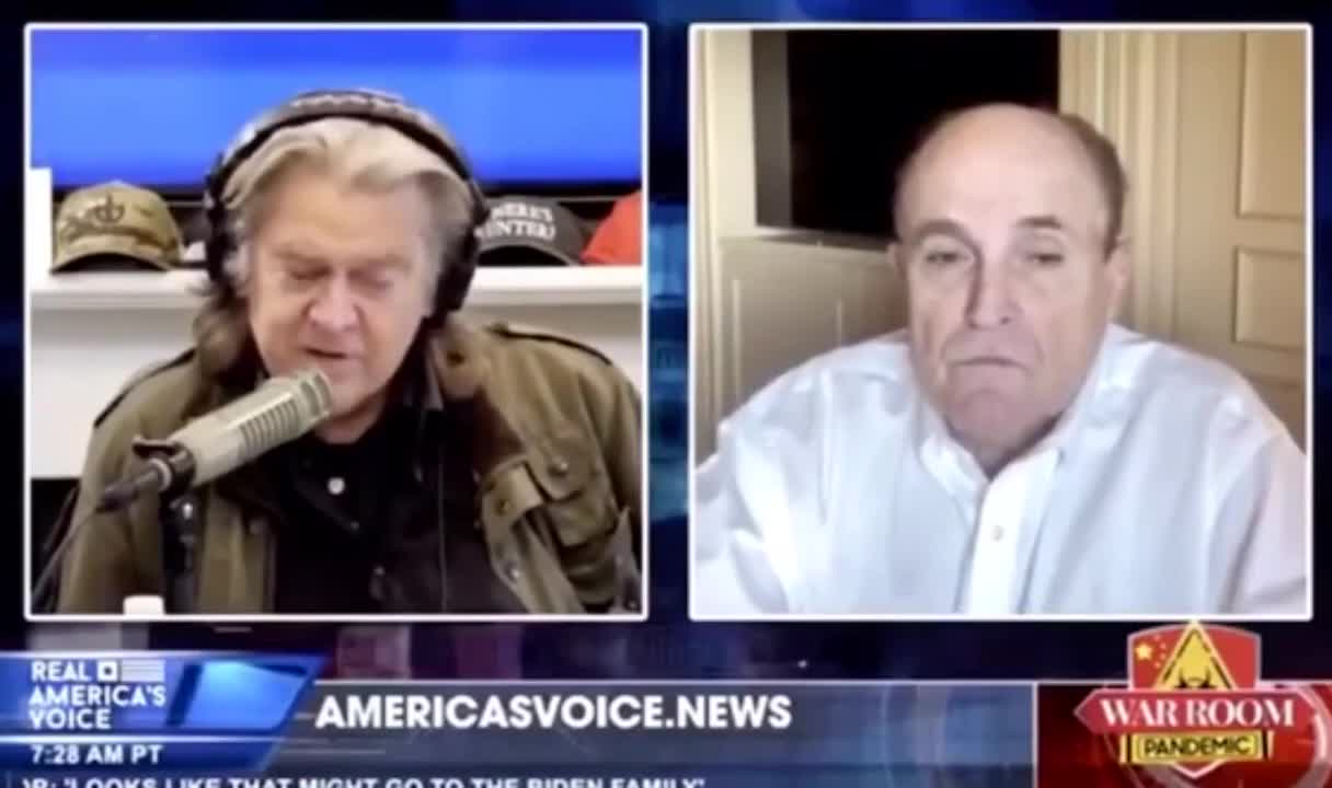 Bannon Asks Rudy To Be Special Prosecutor Trump DO IT!