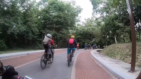 Mountain Biking at Bukit Kiara Trail, Kuala Lumpur