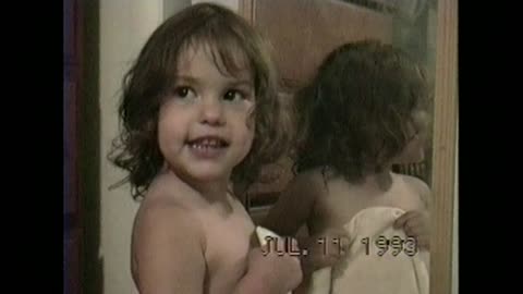Little Girl Helps Mom Clean With Some Spit Shine