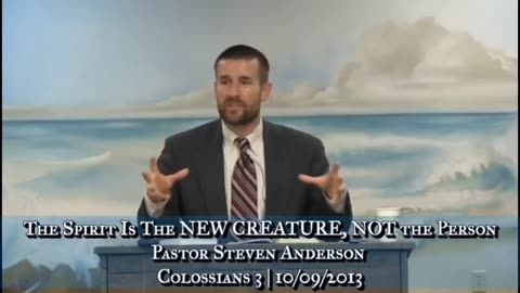 The Spirit Is The NEW CREATURE, NOT the Person