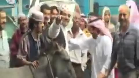 Arabic funny shot video.