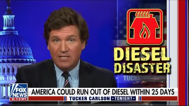 THE US IS ABOUT TO RUN OUT OF DIESEL FUEL