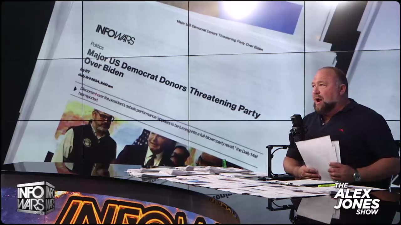 Joe Biden Will Drop Out Of Race In Two Weeks, Predicts Alex Jones