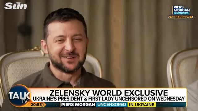 Piers Morgan praises Ukrainian President Zelensky and the First Lady for their r