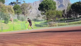 Wall Training Session at Orangia Tennis Club