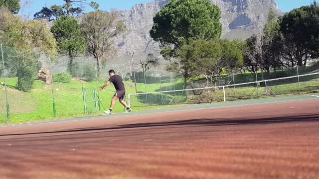 Wall Training Session at Orangia Tennis Club