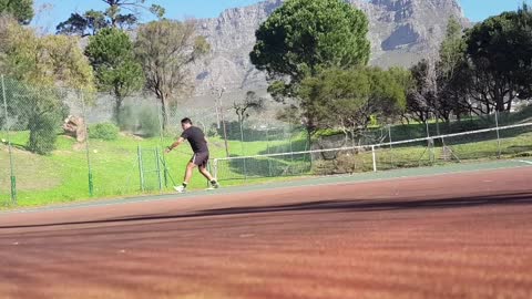 Wall Training Session at Orangia Tennis Club