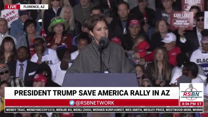 Kari Lake on Trump Rally in Florence, Arizona(Jan 15, 2022)