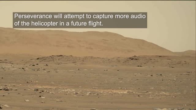 Hear Ingenuity fly on Mars with enhanced audio captured by Perseverance