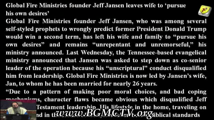 BGMCTV END TIME PROPHECY NEWS 051521