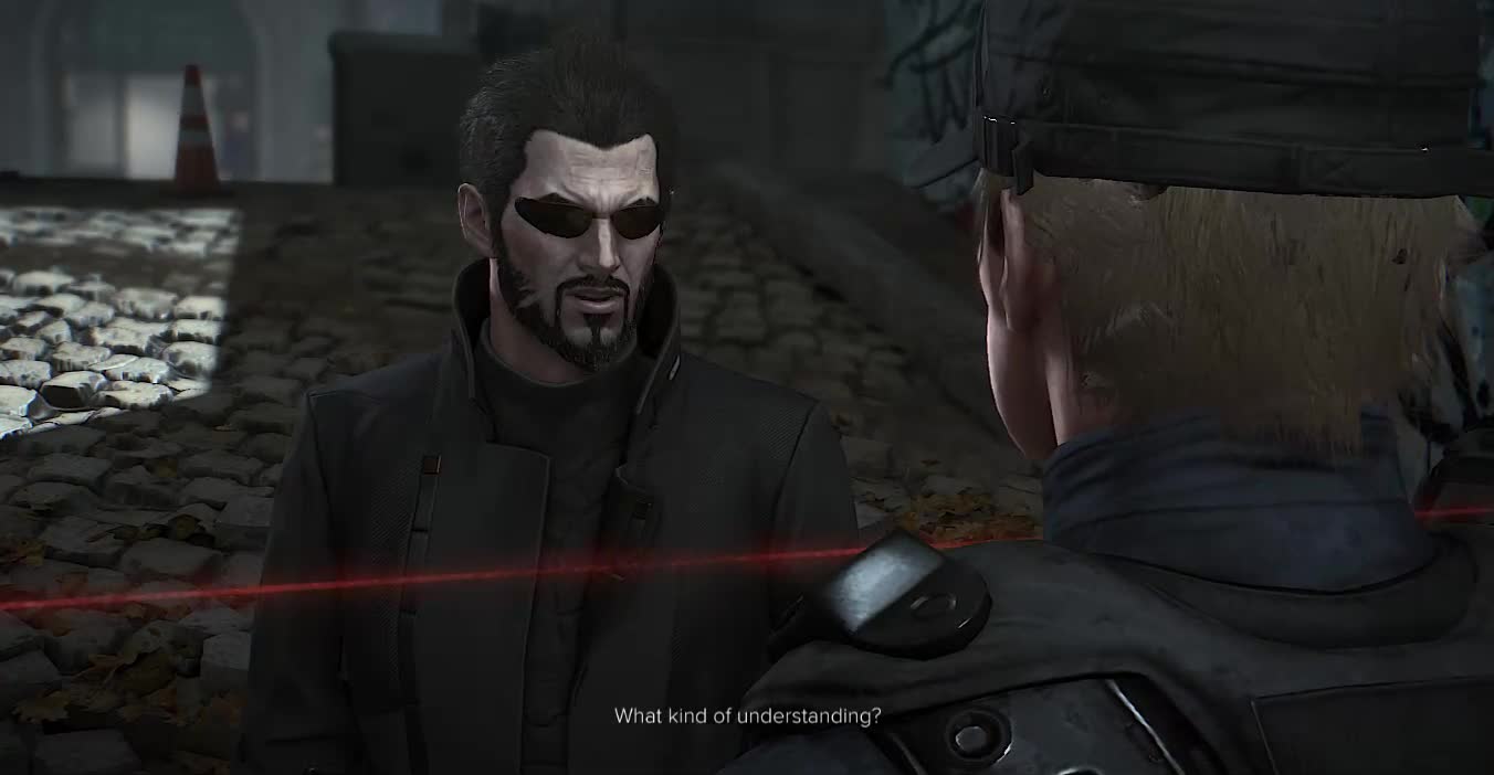 Police Trying To Convince Jensen To Pay In Order To Pass Through Deus Ex Mankind Divided Game-play