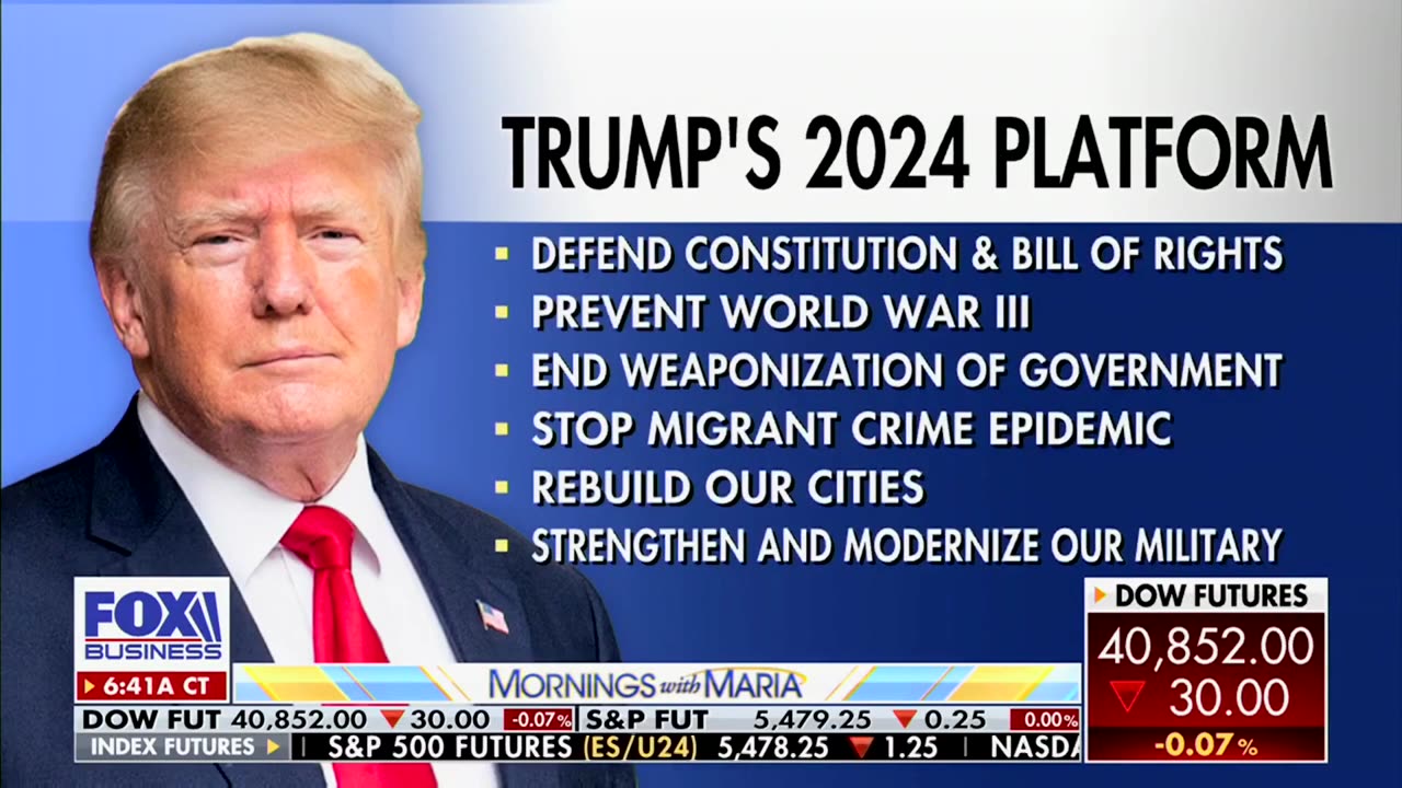 President Trump's vision to Save America!