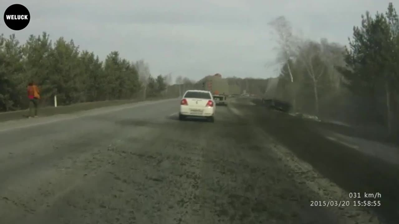 Shocking Moments Of Car Crashes Compilation