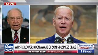 Grassley: Whistleblower - Biden Aware of Sons Business Deals