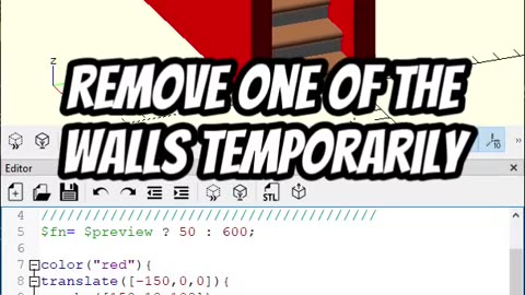 OpenScad: Create stairs