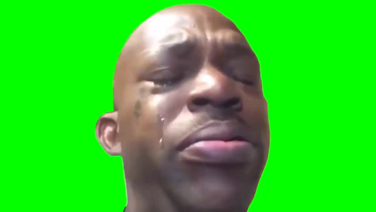 Black Guy Crying Meme template