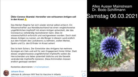 Dr. Bodo Schiffmann in boschimo des tages