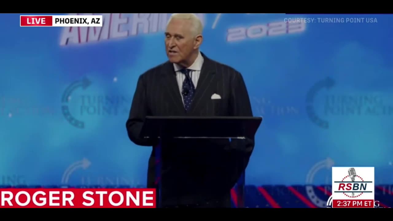 Roger Stone, Donald Trump and Jesus Christ - Day Two: AmericaFest 2023