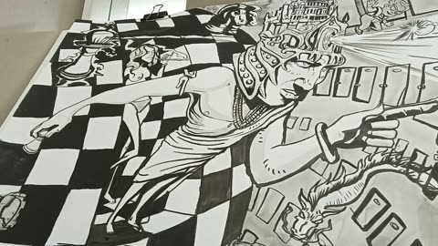 Timelapse painting: The Variant Space