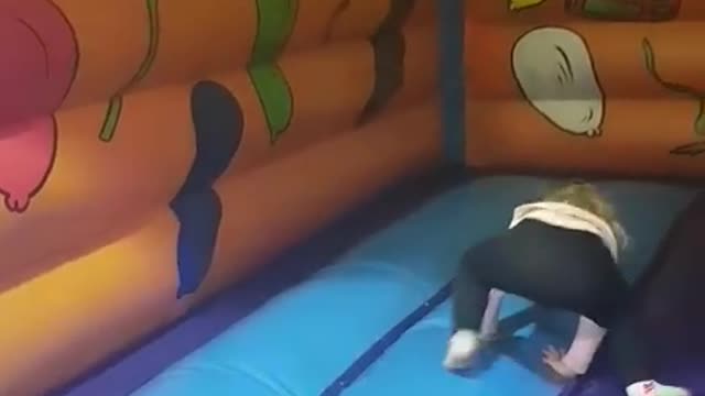 Collab copyright protection - little kids bounce house fall