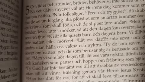 Första Tessalonikerbrevet 4:13-18 och 5:1-11.