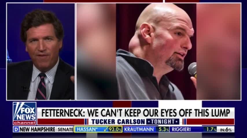 Tucker Carlson on what is beneath John Fetterman's hoodie