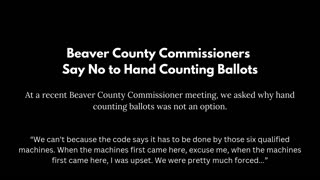 🚨 BREAKING: Leaked Audio from Beaver County Commissioner Meeting! 🚨