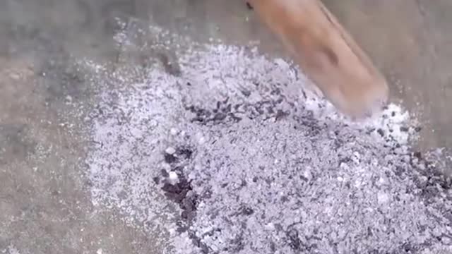 Amazing Science Experiment with Potassium Permagnet