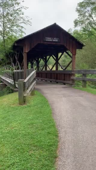 The Covered Bridge at Allegany Red House Beach