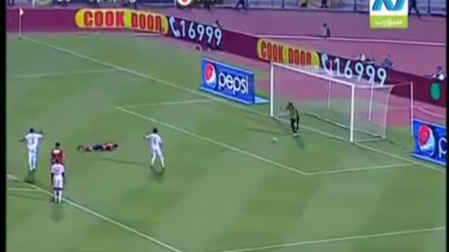 Strangest penalty kick in history Very funny