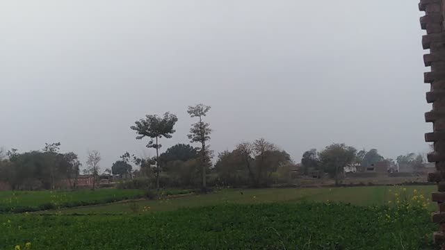 Cloudy day in my village