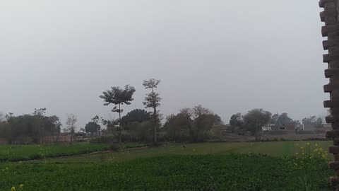 Cloudy day in my village