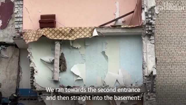 Ukraine: rescue efforts under way after Russian rockets hit apartment block