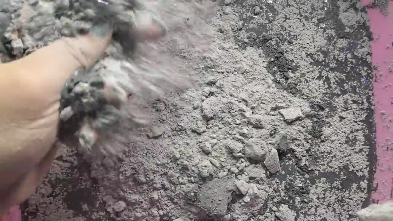 "Cement" and "Sand" crumbling video|#ASMR