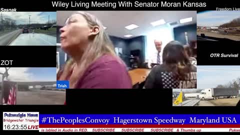 Senator Moran & Marshall 2nd Convoy Video by WileyLiving@youtube