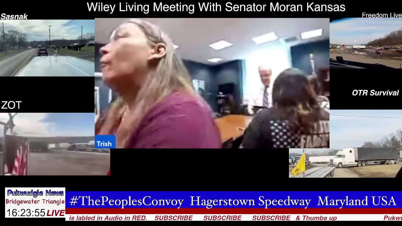 Senator Moran & Marshall 2nd Convoy Video by WileyLiving@youtube