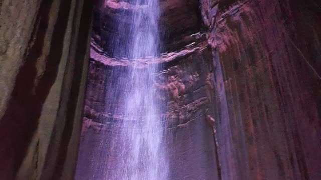 Ruby Falls Waterfall