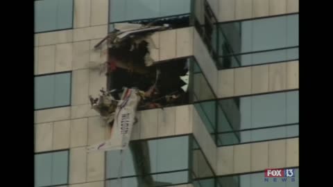 Plane hits Bank of America building in Tampa - From January 5_2002